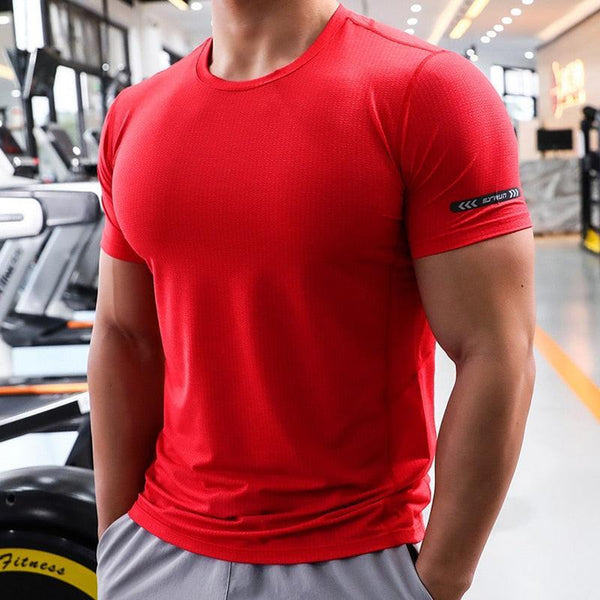 Camiseta De Correr Gym Fitness Casual Sports Para Homens - My Store