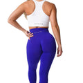 Legging Sem Costura Lisa Azul Cobalto