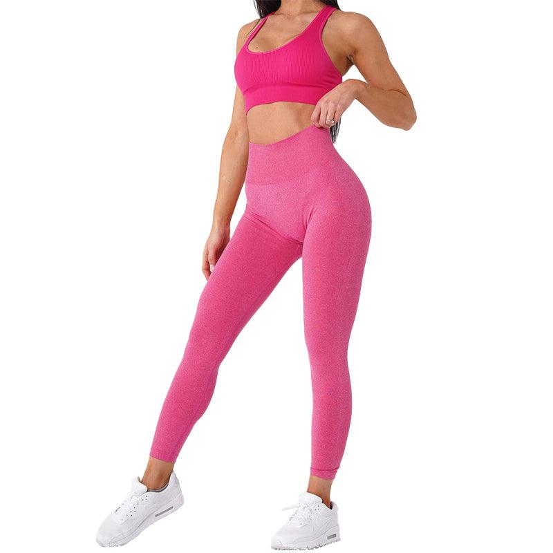 Legging Sem Costura Lisa Rosa